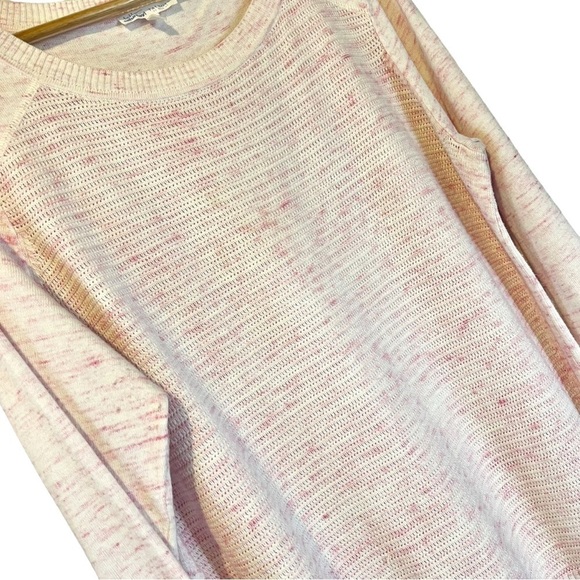 Talbots Hello Saturday Pink Space Dye Petite Sweater - Picture 6 of 6